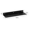 Pack of 2 Wall Mount Floating Kitchen Accessories Storage Shelf Rack Organiser. 