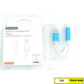 JH-002 Lightning to 3.5mm Headphone Jack Adapter Connector Supported for I Phone 7+ 8+ X 11 Pro 12 Pro max 13 Pro. 