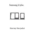 Samsung Galaxy J4 Plus Sim Tray Sim Jacket Sim Slot Sim Door For Samsung Galaxy J4 Plus - Black. 