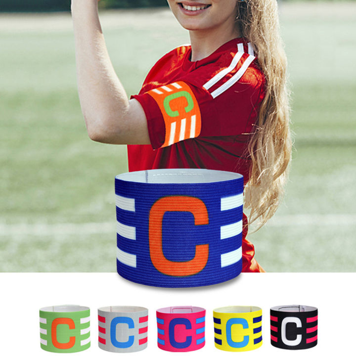 MeterMall%20Sports%20Captain%20C%20Arm%20Band%20Unisex%20Elastic%20Soccer%20Captain%20Armband%20Adjustable%20Football%20Player%20Captain's%20ArmBands%20For%20Youth%20Grown-ups%20-%20Image%204