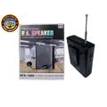 PA Speaker Digital Wireless Voice Amplifier with Wireless Headband Microphone, FM Radio, USB & TF Card Support. 