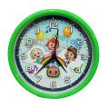 Wall Clock For Kids Room Cocomelon Character Design. 