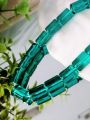 15 Glass Crystal Transparent Multicolor 14mm* 10mm  Cylinder Beads for DIY, Jewelry Making, Crafting – 14mm* 10mm  Cylinder Shape Beads | 26 pcs Mix Set. 