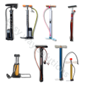 Bicycle Air Pump, High Quality Pump with Air Pressure Meter, Portable AIR Pump foot pump mini pump with Dual Nozzle Pump for Car, Threewheel, Bike and Bicycle Tyre and Ball, Balloon. 