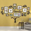3D Wooden12  Family Tree with Picture Large Size Frames Family Tree Photos Frame, Modern home décor Wall Art Trending Wall Art for Living Room. 