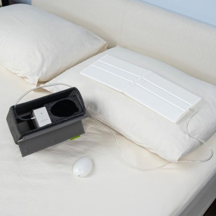 Anti Snoring Device | Smart Snore Stopper with AI Sensor | Sleep Aid Pillow Attachment