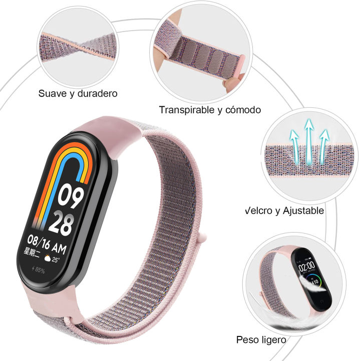 Nylon%20Loop%20for%20xiaomi%20Mi%20Band%209%208%20Strap%20NFC%20SmartWatch%20Wristband%20Correa%20Replacement%20sport%20pulsera%20for%20Miband%207%206%205%204%203%20Bracelet%20-%20Image%202