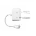 Best Genuine Jack For IPhone 2 in 1 Gaming Lighting Gaming Splitter Adapter Headphone Jack Aux Audio & Charger Adapter Cable Connector for IOS Compatible For Apple. 