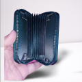 Bibosi New Card Holder 11 Slot PU Leather Small Zipper Wallet for Men & Women. 