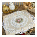 Retro Lace Placemats French Crochet Doilies Handmade Embroidered Table Mats. 