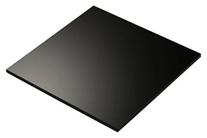 Black Acrylic Sheet 12 x 12 Inches Thickness 2mm3mm/4mm