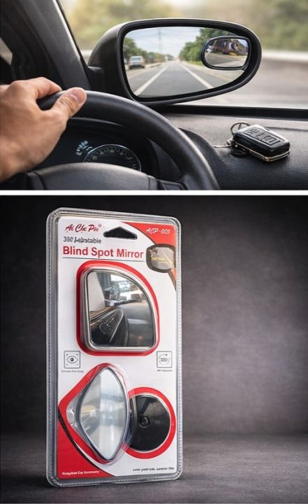 Safety Rearview Mirror 360° Adjustable Blind Spot Mirror Convex Car Side Mirror (ACP-005 ...