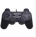 Dual Shock Wired Usb 2.0 Game Controller Joystick Joypad Game Pad For Pc & Laptop LANJUE L600 Black. 