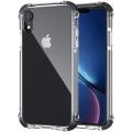 Iphone XR Transparent Four Corner silicone Transparent Soft Silicone Crystal Clear Case Back cover. 
