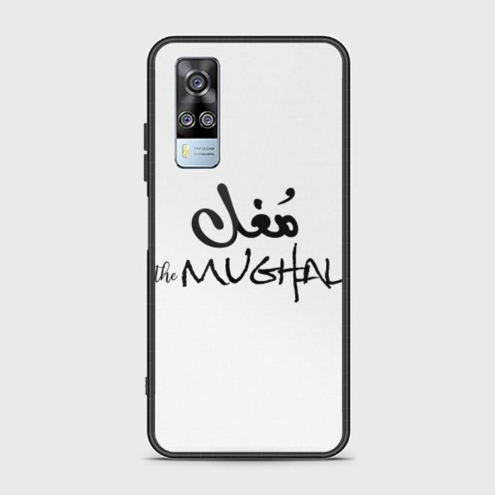 Vivo_Y51 2020 Cover - SkinLee HQ Infinity Glass Case (Soft) - Caste Name Mughal Customized Cover - SKINLEE-657-1-938-617