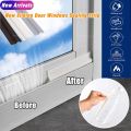 40M Sliding Window Seal Strip White Black Acoustic Insect Windproof Dust Stopper Stripping Door Gap Filler Tape Wearable Sealer. 