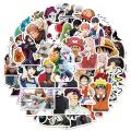 50PCS Classical Anime Graffiti Stickers For Laptop Skateboard Decal Stickers. 