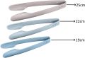 Chumta tong 3pcs Food Serving Tongs - Plastic Nesting Mini Tongs- for snack / candy / salad / bread / cake. 