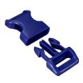 10 x 15mm  Plastic Side Release Buckles For Webbing Bags Straps Clips 5/8inch  Blue. 