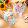 Bouquet Greeting Card DIY Teachers Day Blessing Card. 