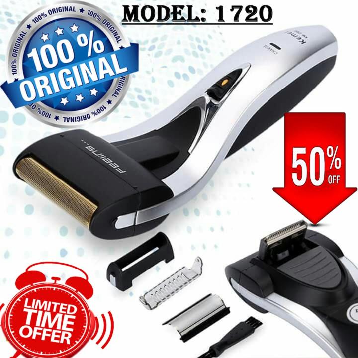 (1720 ) Rechargeable Electric Men Shaver - Hair Removal Razor for Male Grooming Shaving Machine - Shavers & Razors