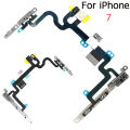 Power Button Flex For iPhone 7 7P 8 8 Plus X XR Xs Max Switch Power With Flash Light Mic Flex Cable Replacement Parts. 
