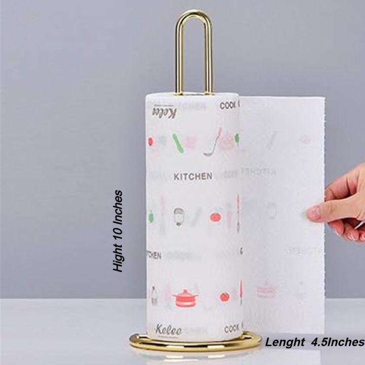 Kitchen%20Tissue%20Roll%20Holder-%20Tissue%20Dispenser%20-Gold%20-Color%20Tissue%20Stand%20Paper%20Towel%20Rack%20Kitchen%20Paper%20Roll%20Storage%20Holder%20Home%20Restaurant%20Dinner,%20Tissue%20Holder%20-%20Image%202