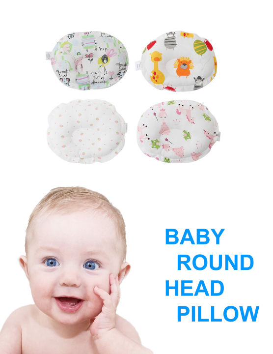 Cute%20Round%20Baby%20Pillow%20Infant%20Shape%20Sleep%20Positioner%20Anti%20Roll%20Cushion%20Flat%20Head%20Pillow%20Protection%20Of%20Newborn%20(1PC)%20MULTICOLOR%20-%20Image%202