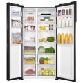 Haier 22 Cu Ft-Side by Side Digital Inverter- HRF-622IBS - Twin Inverter Technology - Digital Control Panel - Turbo Fan - Longer Freshness - DEO freshness - Inverter Compressor - Metal Doors - Black Colour - Refrigerator - 10 Years Warranty. 