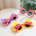 New Sunglasses For Children Girls Fashion Cartoon Baby Shading Sun Glasses Kids Cat Eye Little Cat Shape Glasses UV400 Eyewear. 