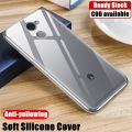 Lthmy for Huawei Y7 Prime 2017 TRT-L53 TRT-L21A Flexible Soft Matte Black Crystal Clear Phone Case Silicone Protective Back Cover. 