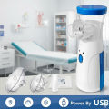 Premimum Quality Electric Mesh Portable Nebulizer Machine & Mask for Kids and Adults Mini Inhaler Nebulizer, Battery & USB Powered: Offers flexibility with dual power options for convenience.. 
