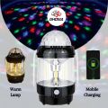 Multifunctional RGB LED Stage Light – Portable Party Effect Lamp with Rotating Ambient Light. Perfect for Outdoor Events, Pubs, Discos, and Camping, Adding Dynamic Color and Energy to Any Celebration!-2978. 