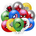 12 Inch Marvel Superhero Latex Balloon Set Avengers Spiderman Hulk Boys Birthday Party Baby Shower Party Decorations Kid Toys Latei Posies. 