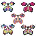 10 PCS Magic Wind Up Flying Butterfly Surprise Box Explosion Box in The Book Rubber Band Powered Magic Fairy Flying Toy Surprise Gift Fengshi. 