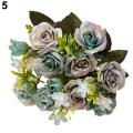 1 Bouquet 15 Heads European Style Artificial Royal Rose Home Room Decor Flowers. 