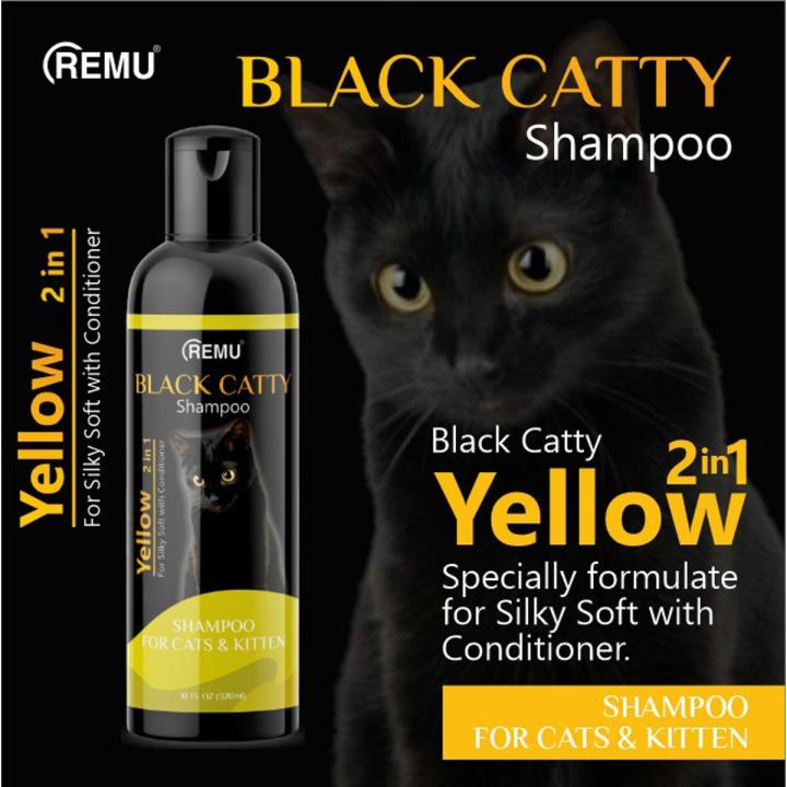 Black Catty Shampoo 120ml Remu For Silky Soft Coat with Conditioner Daraz.pk