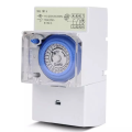 sul181h Mechanical Timer 24 hours Time Switch Relay Electrical Programmable Timer 24 hour Din Rail Timer Switch. 