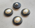 5-Pieces Fancy Black Buttons | Fancy Buttons for Men/Women Kurta, Kurti | Ladies and Gents Suit, Coat, Shirt Buttons | Fancy Buttons. 