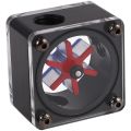 G1/4 Port 3 Impeller Pom Acrylic Water Flow Meter Current Meter Indicator Water Cooler for Computer Pc Water Cooling System. 