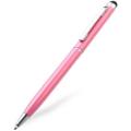 Aluminum 2 In 1 Ball Pen Touch Screen Stylus For iL phonne & Android Phone - Pink. 