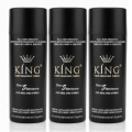 King Hair Building Fibers 27.5g Medium Brown Pack of 3 Best Hair Building Fibers, Fill In Fine or Thinning Hair Instantly Thicker, Fuller Looking Hair. 