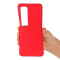 For Xiaomi Mi 10 Ultra Pure Color Liquid Silicone Shockproof Full Coverage Case. 