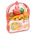 6/10/13/18pcs/20pcs/37pcs/set Housekeeping Toys education toys for baby color random surwish plastic fruit vegetables cut toys. 