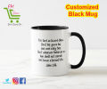 Customized Black Mug. 