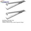 Garlic Peeling Tweezers Stainless Steel Fish Bone Tweezers Set for Easy Garlic Peeling Kitchen Gadget Tool Versatile Cooking Tongs. 
