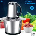 Chopper Machine - 3L Chopper - Kitchen Accessories - Hand Chopper - Blender Machine - Handblender - Meat Grinder - Grinder Machine - Chopper Machine Electric - Meat Chopper - Mixer - Food Processor - Qeema Machine - Electric Chopper - Vegetable Cutter.. 