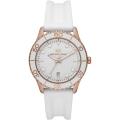 Michael Kors MK6853 Silicone Strap Wrist Watch For Girls / Watch For Women. 