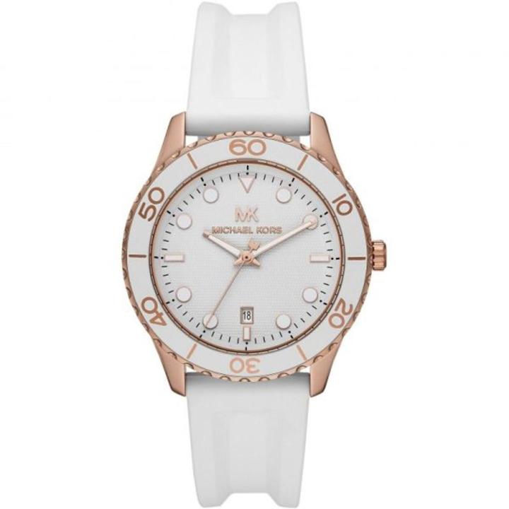Michael Kors MK6853 Silicone Strap Wrist Watch For Girls / Watch For Women