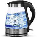 Deluxe Electric Kettle / Thermo Pots / Tea Maker / Boiler / Glass Kettle / Transparent Kettle. 